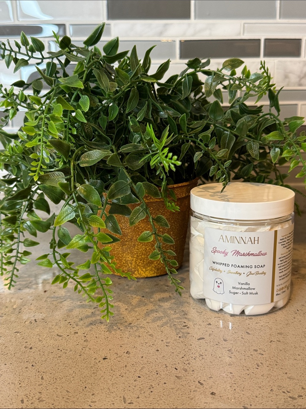AMINNAH - SPOOKY MARSHMALLOW WHIPPED FOAMING SOAP